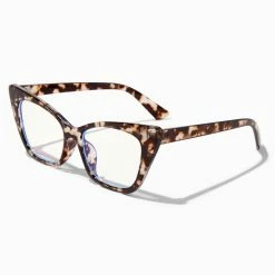 Best reviews of ✔️ Claire's Brown Tortoiseshell Cat Eye Blue Light Reducing Clear Lens Frames 🎉