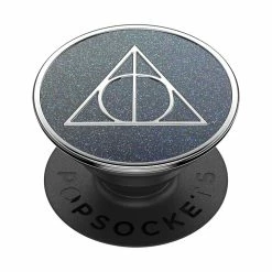 Best deal 👏 Claire's PopSockets Swappable PopGrip - Enamel Glitter Deathly Hallows 🥰