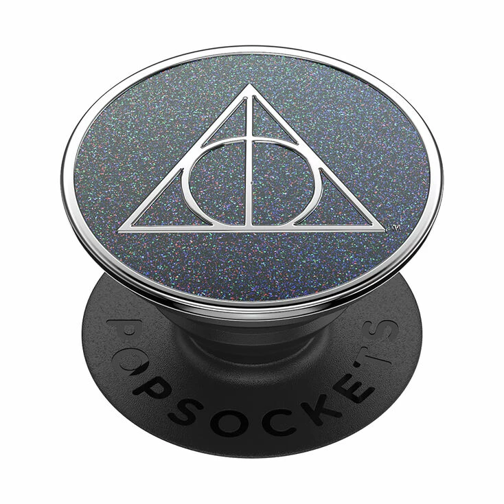 Best deal 👏 Claire's PopSockets Swappable PopGrip - Enamel Glitter Deathly Hallows 🥰 1 Best deal 👏 Claire's PopSockets Swappable PopGrip - Enamel Glitter Deathly Hallows 🥰