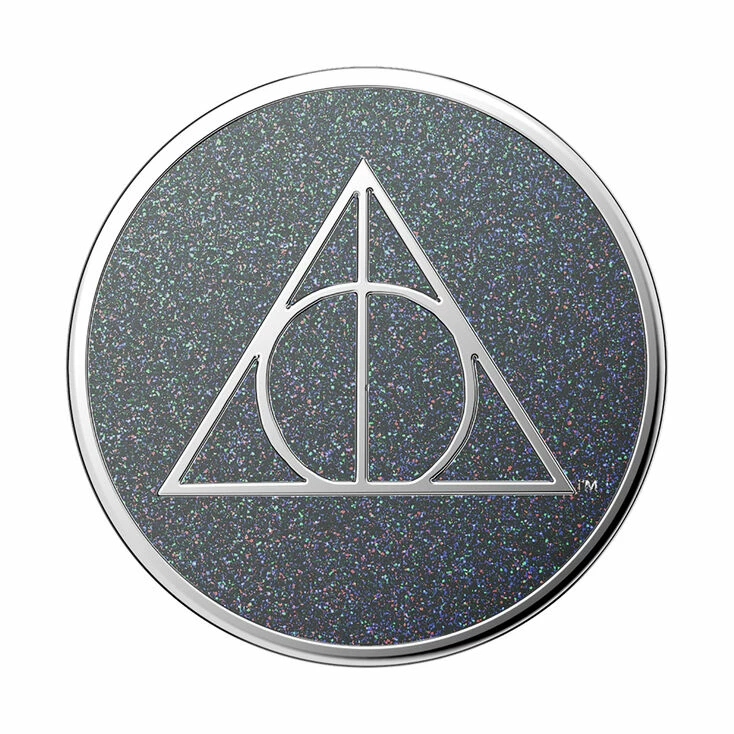 Best deal 👏 Claire's PopSockets Swappable PopGrip - Enamel Glitter Deathly Hallows 🥰 2 Best deal 👏 Claire's PopSockets Swappable PopGrip - Enamel Glitter Deathly Hallows 🥰 - Image 2