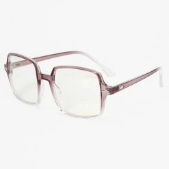 Buy 🎁 Claire's Purple Fade Rectangle Clear Lens Frames ❤️