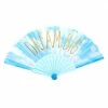 Buy 🔥 Claire's Dream Big Clouds Folding Fan - Blue 🎉