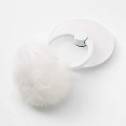 Cheapest 😀 Claire's White Poof Ring Stand 👏