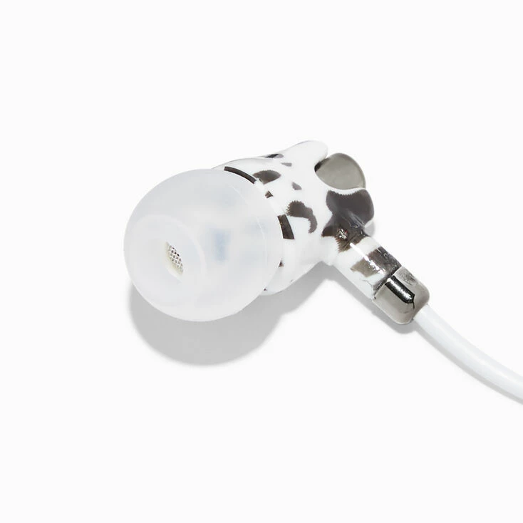 Cow Spots Silicone Earbuds Deals ???? Claire's Cow Spots Silicone Earbuds ✨ -Claire’s Shop 44778 2