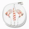 New ❤️ Claire's Red Mushroom Print Silicone Earbuds ⭐
