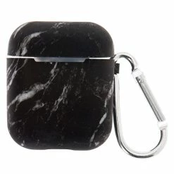 Brand new 🎉 Claire's Black Marble Silicone Earbud Case Cover - Compatible With Apple AirPods® 🥰