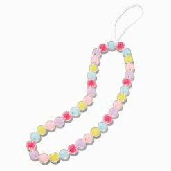 Best deal ⌛ Claire's Pastel Beaded Phone Wrist Strap 🥰