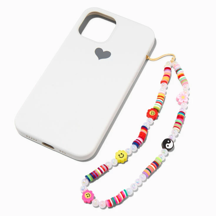 New ๐ Claire's Rainbow Happy Face Beaded Phone Wrist Strap ๐ 2 New ๐ Claire's Rainbow Happy Face Beaded Phone Wrist Strap ๐ - Image 2