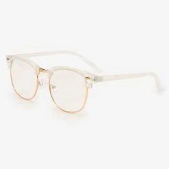 Best Pirce 🔔 Claire's Blue Light Reducing Round Browline Clear Lens Frames 🎉