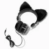 Best Sale ???? Claire's Furry Black Cat Ear Headphones ????