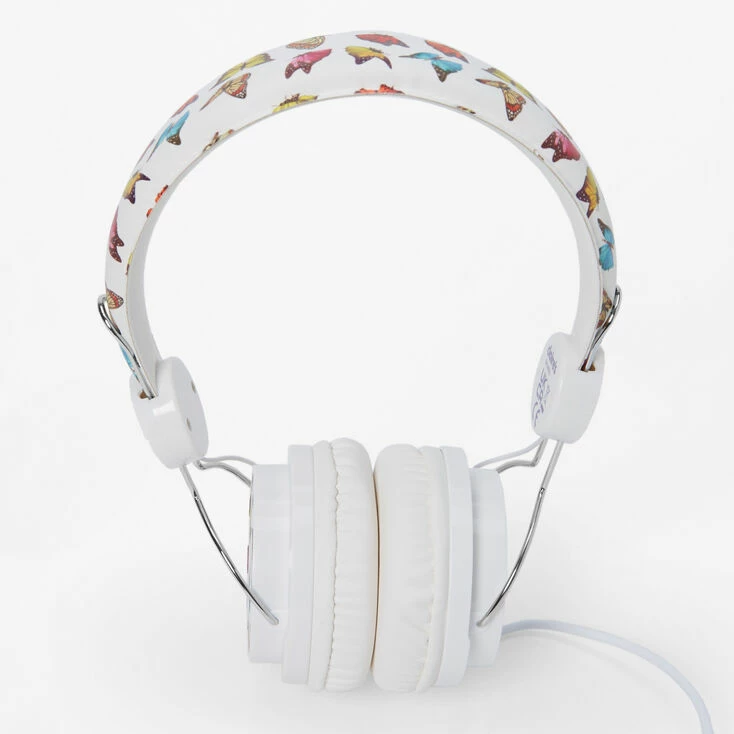 Butterfly White Headphones Top 10 ???? Claire's Butterfly White Headphones ???? -Claire’s Shop 84935 2