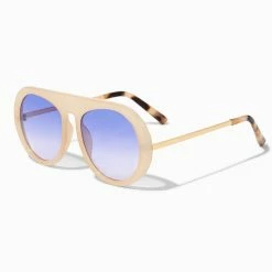 New ⌛ Claire's Ivory & Tortoiseshell Aviator 👓 Sunglasses 👏