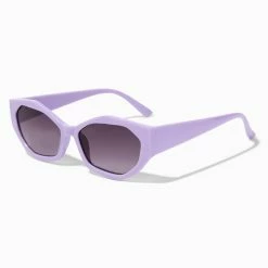 Best deal ✔️ Claire's Chunky Lavender Geometric 👓 Sunglasses 🥰