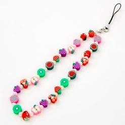 Brand new 😀 Claire's Mixed Fruit Pearl Phone Strap 🧨