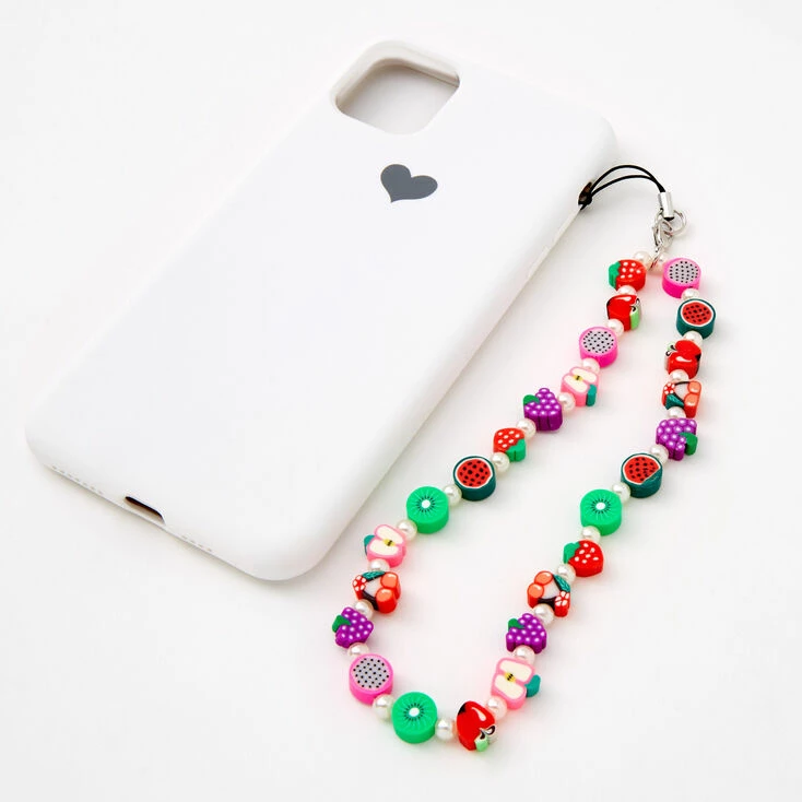 Mixed Fruit Pearl Phone Strap Brand new ???? Claire's Mixed Fruit Pearl Phone Strap ???? -Claire’s Shop 93903 2