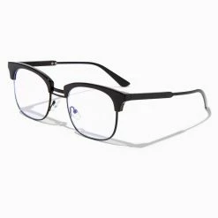 Top 10 ⭐ Claire's Blue Light Reducing Black Browline Clear Lens Frames ❤️